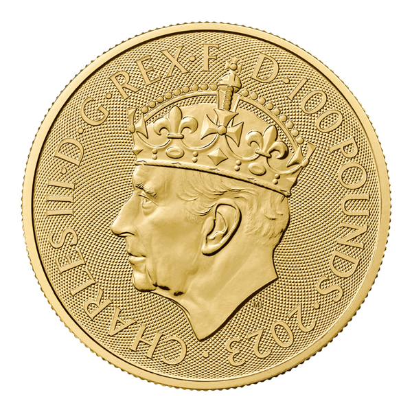 Gold Britannia Coin 2023 King Charles Coronation - 1oz